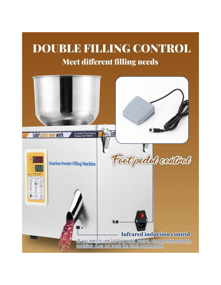 Máquina de Llenado Automática Hanchen 1-20g para Granos y Polvo