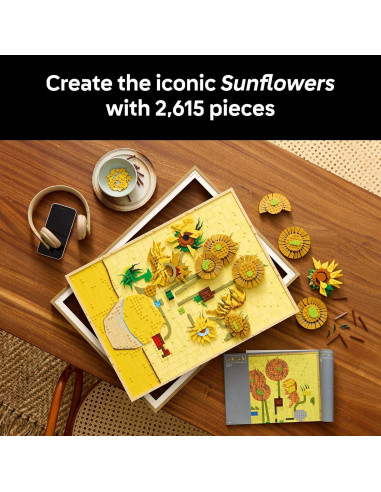 LEGO Art Girasoles Vincent Van Gogh - Set 2615 Piezas