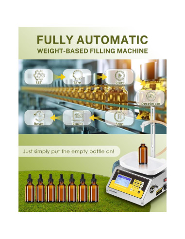 Máquina de Llenado de Líquidos Moonshan 2-300g Bomba Peristáltica