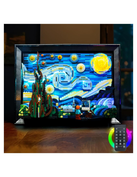 Iluminación LED Brickshining para LEGO Van Gogh 21333