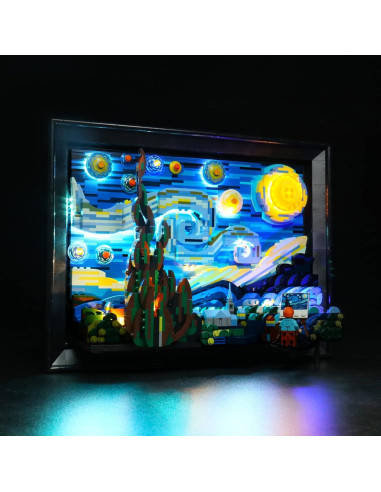 Iluminación LED Brickshining para LEGO Van Gogh 21333