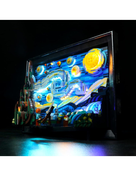 Iluminación LED Brickshining para LEGO Van Gogh 21333