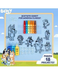 Kit de Suncatchers de Arte Bluey para Niños - Manualidades 2