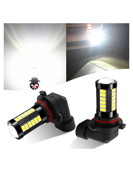 2 Bombillas LED de Niebla Flygun 9006 1500 Lúmenes 6500K