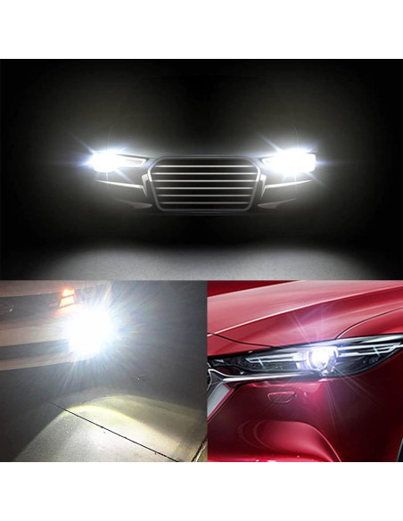 2 Bombillas LED de Niebla Flygun 9006 1500 Lúmenes 6500K