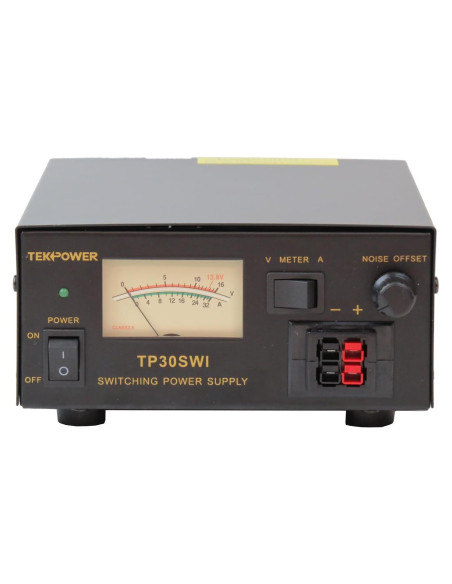 Fuente de Poder DC 13.8V TekPower TP30SWI 30A con Compensación de Ruido