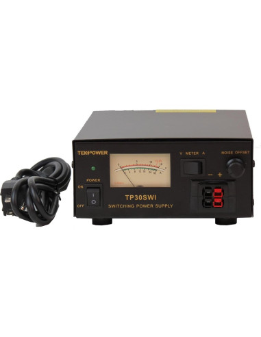 Fuente de Poder DC 13.8V TekPower TP30SWI 30A con Compensación de Ruido