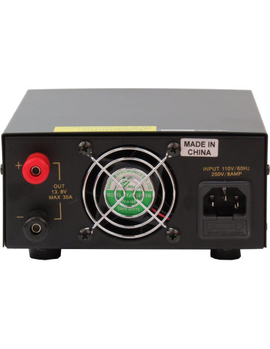 Fuente de Poder DC 13.8V TekPower TP30SWI 30A con Compensación de Ruido