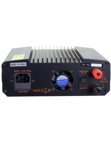 Fuente de Poder DC 13.8V TekPower TP30SWII 30A Ajustable