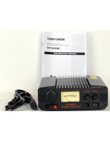 Fuente de Poder DC 13.8V TekPower TP30SWII 30A Ajustable