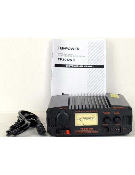 Fuente de Poder DC 13.8V TekPower TP30SWII 30A Ajustable