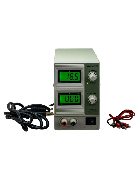 Fuente de Alimentación DC Variable Tekpower HY-1803D 0-18V 0-3A