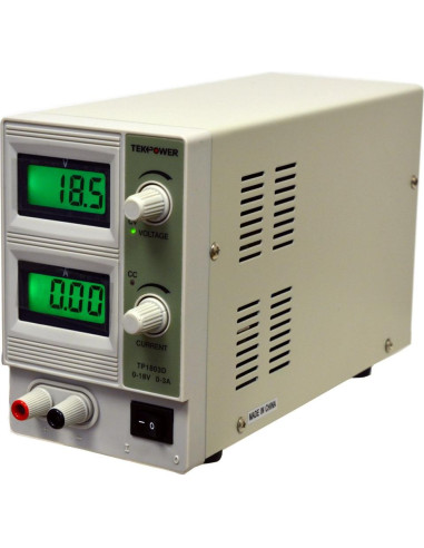 Fuente de Alimentación DC Variable Tekpower HY-1803D 0-18V 0-3A