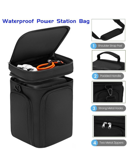 Bolsa de Transporte Cxinesbag para Anker SOLIX C300 22x19x10cm