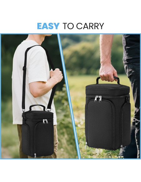 Bolsa de Transporte Cxinesbag para Anker SOLIX C300 22x19x10cm