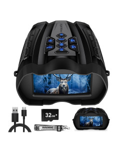 Gafas de Visión Nocturna 4K WISHBETY con Pantalla 8.89 cm