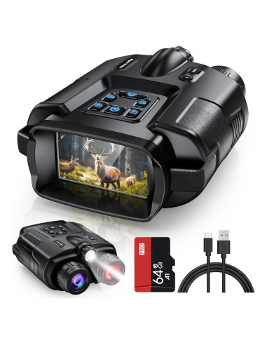 Binoculares de Visión Nocturna 4K Diyimin Z115 con Luz Táctica