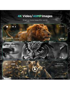 Binoculares de Visión Nocturna 4K Diyimin Z115 con Luz Táctica 2