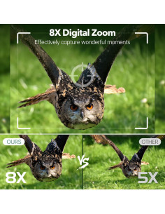 Gafas de Visión Nocturna 4K Diyimin con Pantalla 3.2'' y Zoom 8X 2