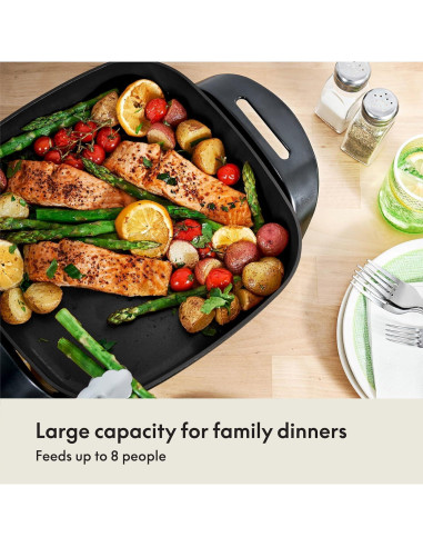 Sartén Eléctrica BELLA 30.48 cm Cobre Antiadherente