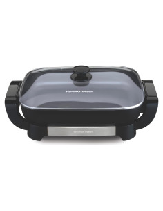 Sartén Eléctrica Hamilton Beach 30.48x38.1 cm Cerámica Durathon