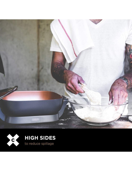 Sartén Eléctrica Crux Extra Profunda 30.48 cm Antiadherente