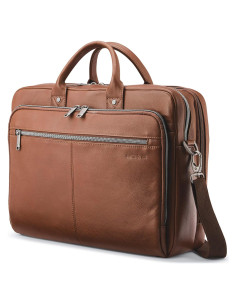 Maletín Samsonite Classic Leather Toploader 40.6x30.5cm