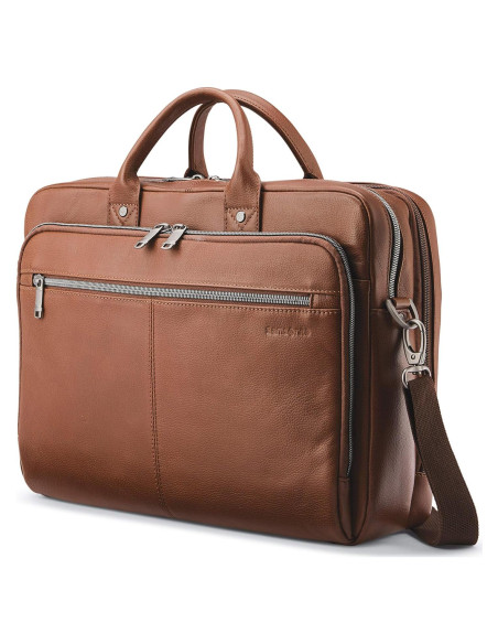 Maletín Samsonite Classic Leather Toploader 40.6x30.5cm