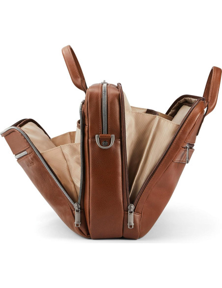 Maletín Samsonite Classic Leather Toploader 40.6x30.5cm