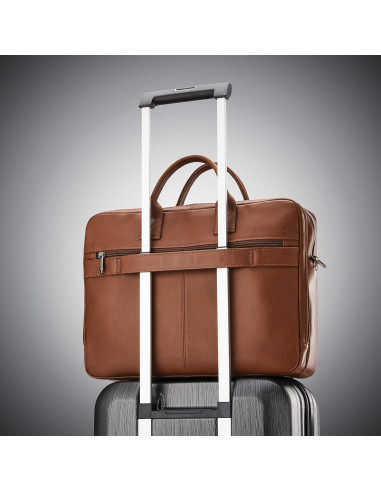 Maletín Samsonite Classic Leather Toploader 40.6x30.5cm