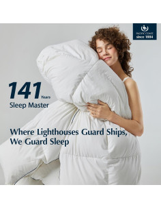 Edredón de Plumas de Ganso Pacific Coast Queen 100% Algodón 2