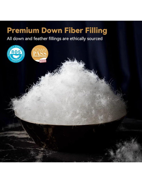 Edredón de Plumas de Ganso Saisier King 106x90 cm Blanco