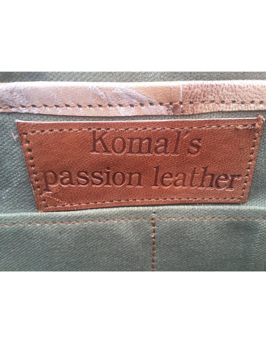 Maletín de cuero Komal's Passion Leather 18" para laptop