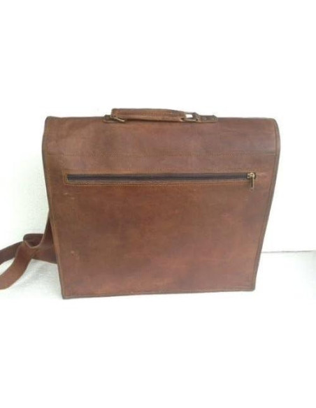 Maletín de cuero Komal's Passion Leather 18" para laptop