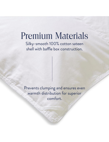 Edredón de Plumas Brooklinen King 700 Relleno Blanco