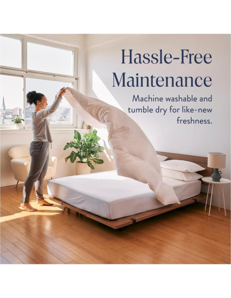 Edredón de Plumas Brooklinen King 700 Relleno Blanco