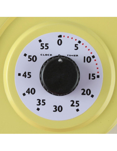 Reloj de Pared Retro Lily's Home con Termómetro y Temporizador