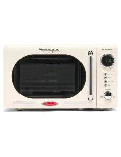 Horno Microondas Compacto Nostalgia 700W 19.8L Retro Marfil