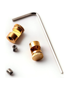 Botones de Pulgar para Cuchillo FLAMEDUKE 2 Pcs Latón EDC