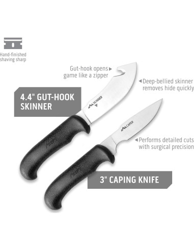 Outdoor Edge PR-1 Kit Completo de Cuchillos de Caza 12 Piezas