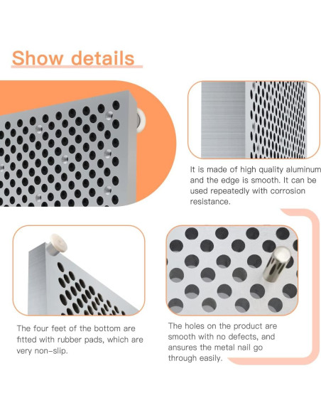 Dispositivo de Doblado de Alambre Hobbyworker con 30 Clavos