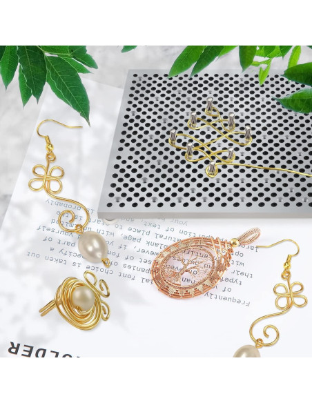 Dispositivo de Doblado de Alambre Hobbyworker con 30 Clavos