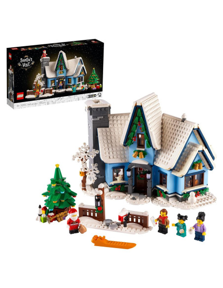 LEGO Visita de Santa 10293 Casa Navideña 1445 Piezas