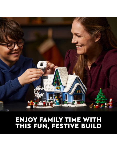 LEGO Visita de Santa 10293 Casa Navideña 1445 Piezas