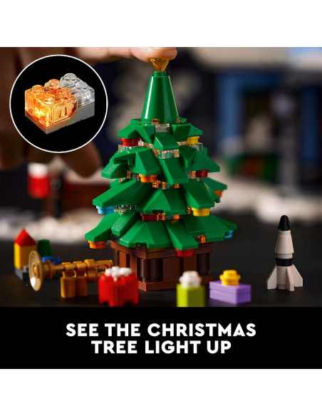 LEGO Visita de Santa 10293 Casa Navideña 1445 Piezas