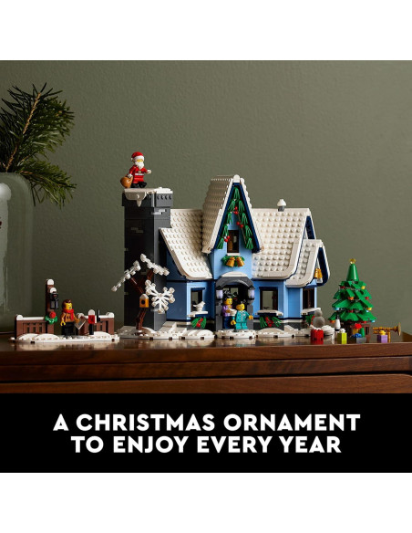 LEGO Visita de Santa 10293 Casa Navideña 1445 Piezas