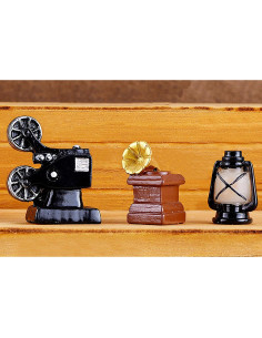 12 Accesorios Miniatura Retro para Casa de Muñecas - Inheming 2