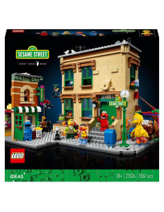 LEGO Ideas 123 Calle Sésamo 21324 - Set de Construcción 1367 Piezas