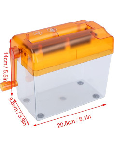 Destructora de papel manual KUIDAMOS compacta 0.5 kg 2