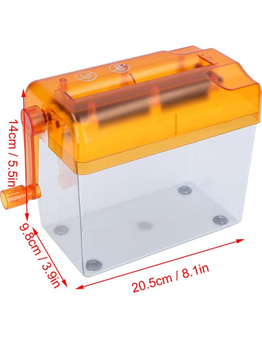 Destructora de papel manual KUIDAMOS compacta 0.5 kg